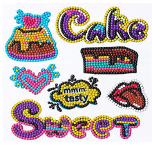 Afbeelding in Gallery-weergave laden, Diamond Painting Stickerset Taart