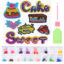 Afbeelding in Gallery-weergave laden, Diamond Painting Sticker Set Taart