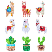 Afbeelding in Gallery-weergave laden, Diamond Painting Sticker Set met Lama's