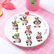 Afbeelding in Gallery-weergave laden, Diamond Painting Sticker Set met Panda's