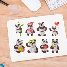 Afbeelding in Gallery-weergave laden, Diamond Painting Sticker Set met Panda's