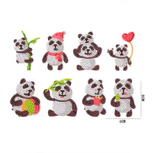 Afbeelding in Gallery-weergave laden, Diamond Painting Sticker Set met Panda's