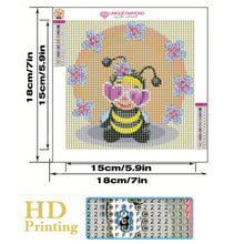 Afbeelding in Gallery-weergave laden, Diamond Painting Bij voor Kinderen met Fotolijst