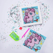 Afbeelding in Gallery-weergave laden, Diamond Painting 5D Kinderen Eenhoorn met Fotolijst