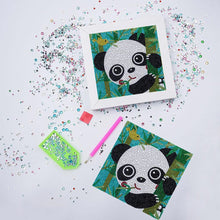Afbeelding in Gallery-weergave laden, Diamond Painting met Panda voor Kinderen met Fotolijst
