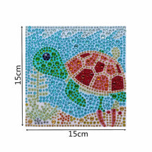 Afbeelding in Gallery-weergave laden, Diamond Painting Schildpad met Fotolijst