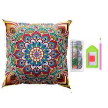 Afbeelding in Gallery-weergave laden, Diamond Painting Kussenhoes 5D 30x30 cm Mandala