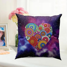 Afbeelding in Gallery-weergave laden, Diamond Painting Kussenhoes 5D 30x30 cm Mandala Hart