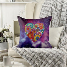 Afbeelding in Gallery-weergave laden, Diamond Painting Kussenhoes 5D 30x30 cm Mandala Hart