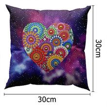Afbeelding in Gallery-weergave laden, Diamond Painting Kussenhoes 5D 30x30 cm Mandala Hart