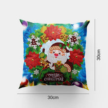 Afbeelding in Gallery-weergave laden, Diamond Painting Kussenhoes 5D 30x30 cm Vrolijk Kerstfeest Kabouter