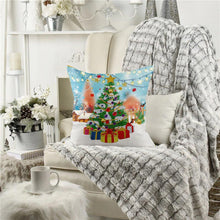 Afbeelding in Gallery-weergave laden, Diamond Painting Kussenhoes 5D 30x30 cm Kerstboom