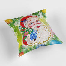 Afbeelding in Gallery-weergave laden, Diamond Painting Kussenhoes 5D 30x30 cm Kerstman
