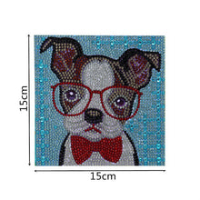 Afbeelding in Gallery-weergave laden, Diamond Painting Kit 5D voor Kinderen - Hond met Fotolijst