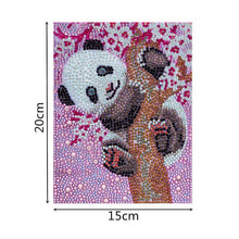 Afbeelding in Gallery-weergave laden, Diamond Painting 5D Panda voor Kinderen met Fotolijst