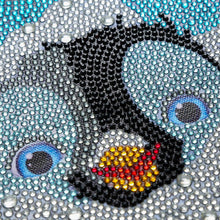 Afbeelding in Gallery-weergave laden, Diamond Painting 5D Kinderen Pinguïn met Fotolijst