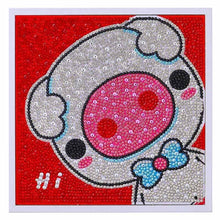 Afbeelding in Gallery-weergave laden, Diamond Painting 5D Kinderen Varken met Fotolijst