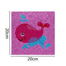 Afbeelding in Gallery-weergave laden, Diamond Painting Walvis voor Kinderen met Fotolijst