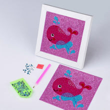 Afbeelding in Gallery-weergave laden, Diamond Painting Walvis voor Kinderen met Fotolijst