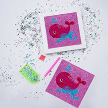 Afbeelding in Gallery-weergave laden, Diamond Painting Walvis voor Kinderen met Fotolijst