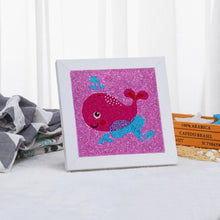 Afbeelding in Gallery-weergave laden, Diamond Painting Walvis voor Kinderen met Fotolijst