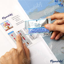 Afbeelding in Gallery-weergave laden, Diamond Painting - Dame van de herfstwinden reeds ingelijst