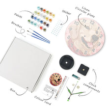 Afbeelding in Gallery-weergave laden, Schilderen op Nummer Klok - Schattige Hond