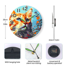 Afbeelding in Gallery-weergave laden, Schilderen op Nummer Klok - Nieuwsgierige Kat