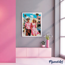 Afbeelding in Gallery-weergave laden, Diamond Painting - Roze Liefdes Duo