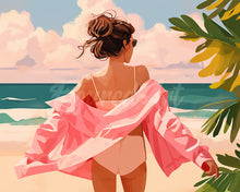Afbeelding in Gallery-weergave laden, Diamond Painting - Geniet van het strand
