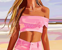Afbeelding in Gallery-weergave laden, Diamond Painting - Zee, zand en stijl