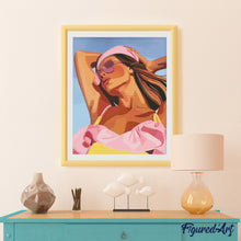 Afbeelding in Gallery-weergave laden, Diamond Painting - Zonovergoten meisje