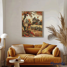 Afbeelding in Gallery-weergave laden, Diamond Painting - Vintage plattelandsmeisje in de herfst