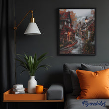 Afbeelding in Gallery-weergave laden, Diamond Painting - Rustig herfstdorp