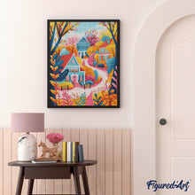 Afbeelding in Gallery-weergave laden, Diamond Painting - Kleurrijke herfsthuizen