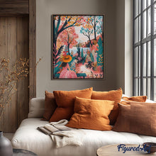Afbeelding in Gallery-weergave laden, Diamond Painting - Kleurrijke herfsttuin