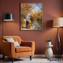 Afbeelding in Gallery-weergave laden, Diamond Painting - Herfstausflug geïnspireerd door Renoir