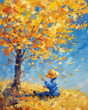 Afbeelding in Gallery-weergave laden, Diamond Painting - Jongen geïnspireerd door Van Gogh in de herfst