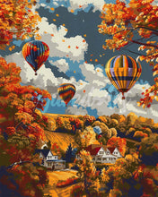 Afbeelding in Gallery-weergave laden, Diamond Painting - Herfstballon avontuur