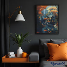 Afbeelding in Gallery-weergave laden, Diamond Painting - Herfsthut bij de waterval
