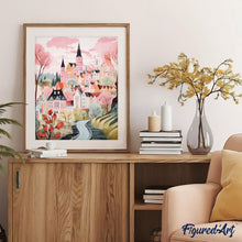 Afbeelding in Gallery-weergave laden, Diamond Painting - Roze Droomdorp