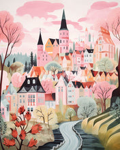 Afbeelding in Gallery-weergave laden, Diamond Painting - Roze Droomdorp