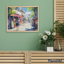 Afbeelding in Gallery-weergave laden, Diamond Painting - Ochtend in een Japans Woonwijk