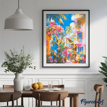 Afbeelding in Gallery-weergave laden, Diamond Painting - Tropische buurt