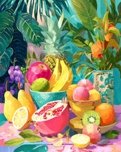 Afbeelding in Gallery-weergave laden, Diamond Painting - Tropische fruittafel