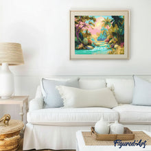 Afbeelding in Gallery-weergave laden, Diamond Painting - Tropische beek