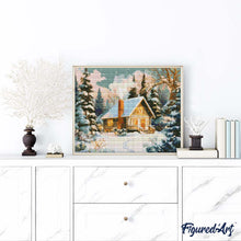Afbeelding in Gallery-weergave laden, Diamond Painting - Winterhuisje
