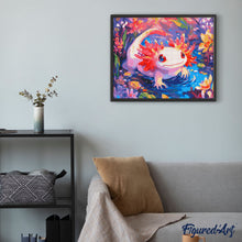 Afbeelding in Gallery-weergave laden, Diamond Painting - Schattige Axolotl