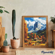 Afbeelding in Gallery-weergave laden, Diamond Painting - Herfst in de Dolomieten
