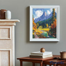 Afbeelding in Gallery-weergave laden, Diamond Painting - Herfststroom in de Alpen